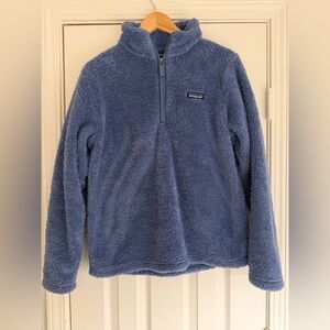 Patagonia Blue Fleece Quarter Zip